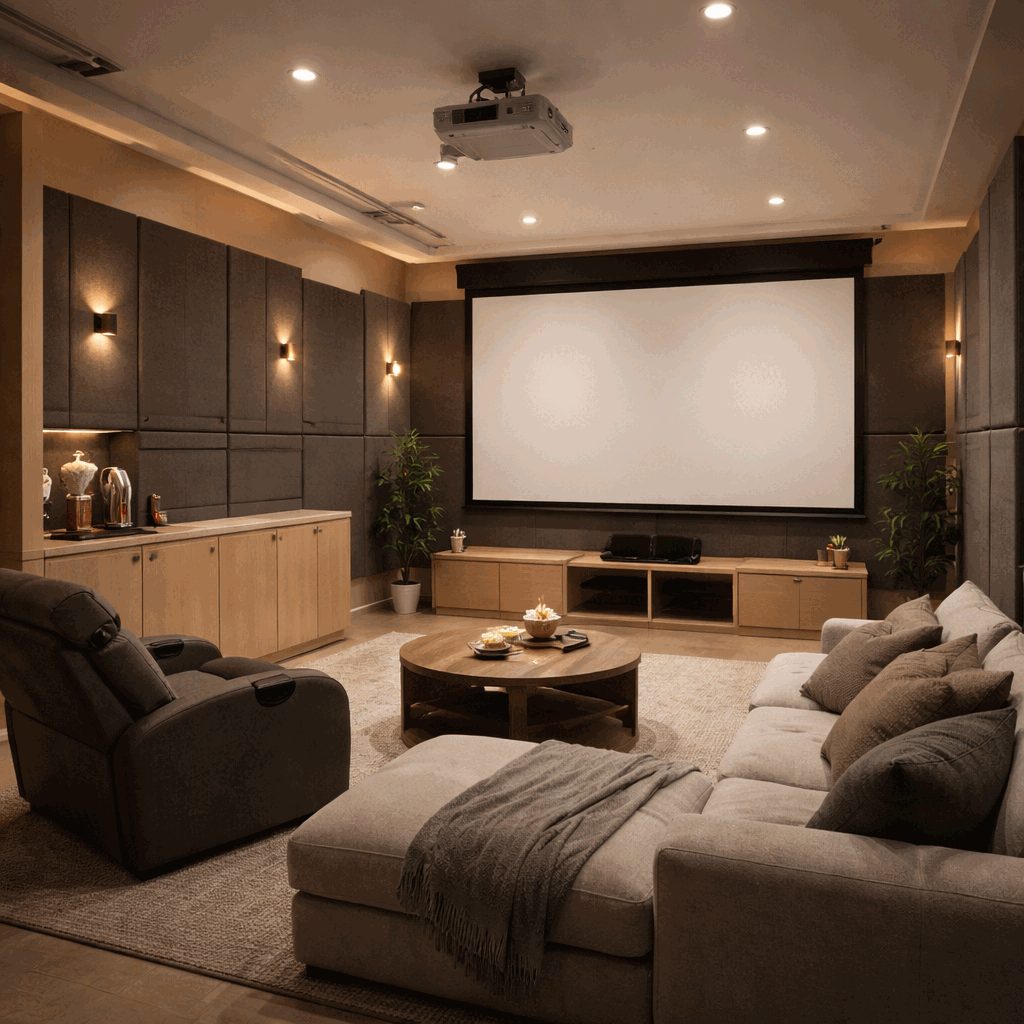 Kako urediti garažo za domači kino, da bo zvok čist, zrak suh in prostor res uporaben