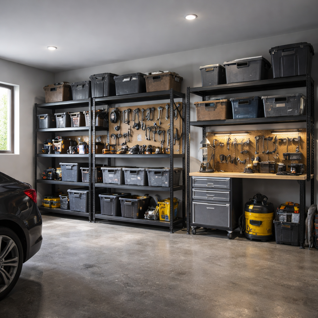 Najboljši sistemi polic za garažo, ki zdržijo težo, vlago in vsakodnevni kaos