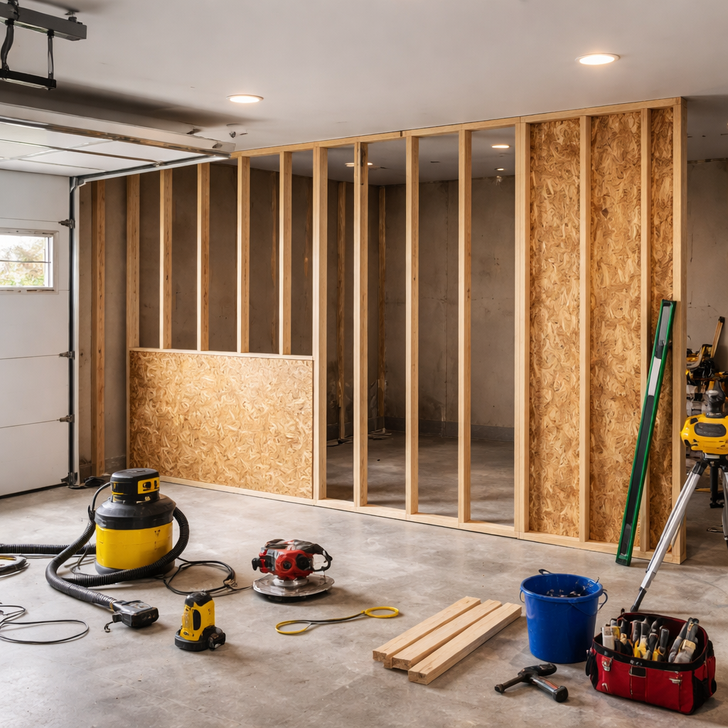 Kako zgraditi enostaven pregradni sistem v garaži, ki zdrži vlago, udarce in čas