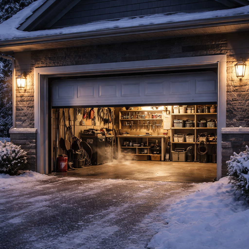 Kako rešiti problem zmrzovanja garaže pozimi in preprečiti vlago, kondenz ter poškodbe