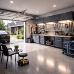 Kako narediti zložljivo delovno površino v garaži, ki zdrži obremenitve in ne požira prostora